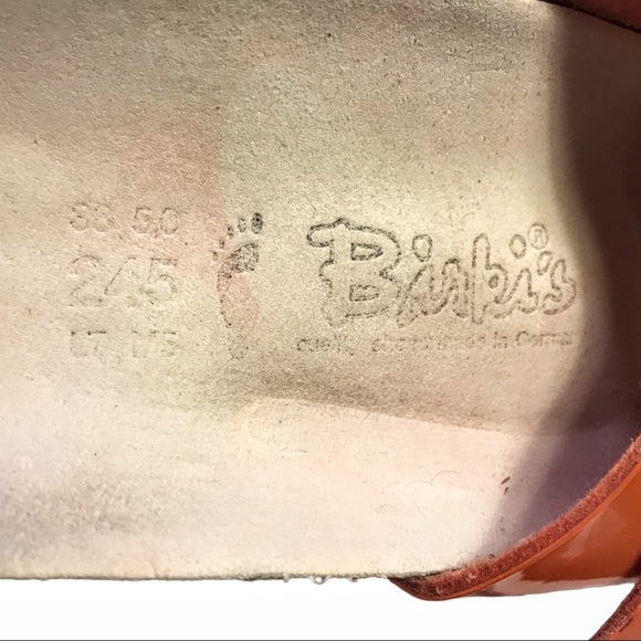 Birki's by Birkenstock Catalina Tangerine Glitter Sandals Size EU 38  US 7-7.5 - Picture 14 of 16